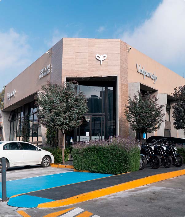 Fachada de la empresa Valparaíso Funerales, ubicada en Toluca, Estado de México.